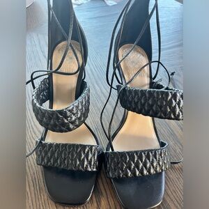 Vince Camuto black sandal heel